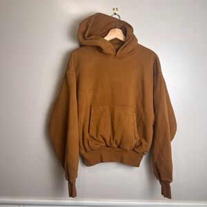 Kanye West YZY Yeezy Season Gap Double Layer Hoodie Men Size Small EUC